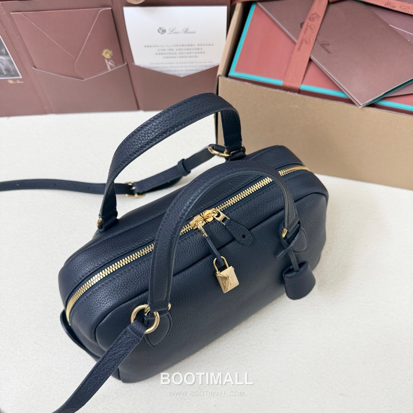 Loro Piana Needle Small Top Handle Bag FA 로로피아나 니들 스몰 토트백 카프스킨 31cm 4