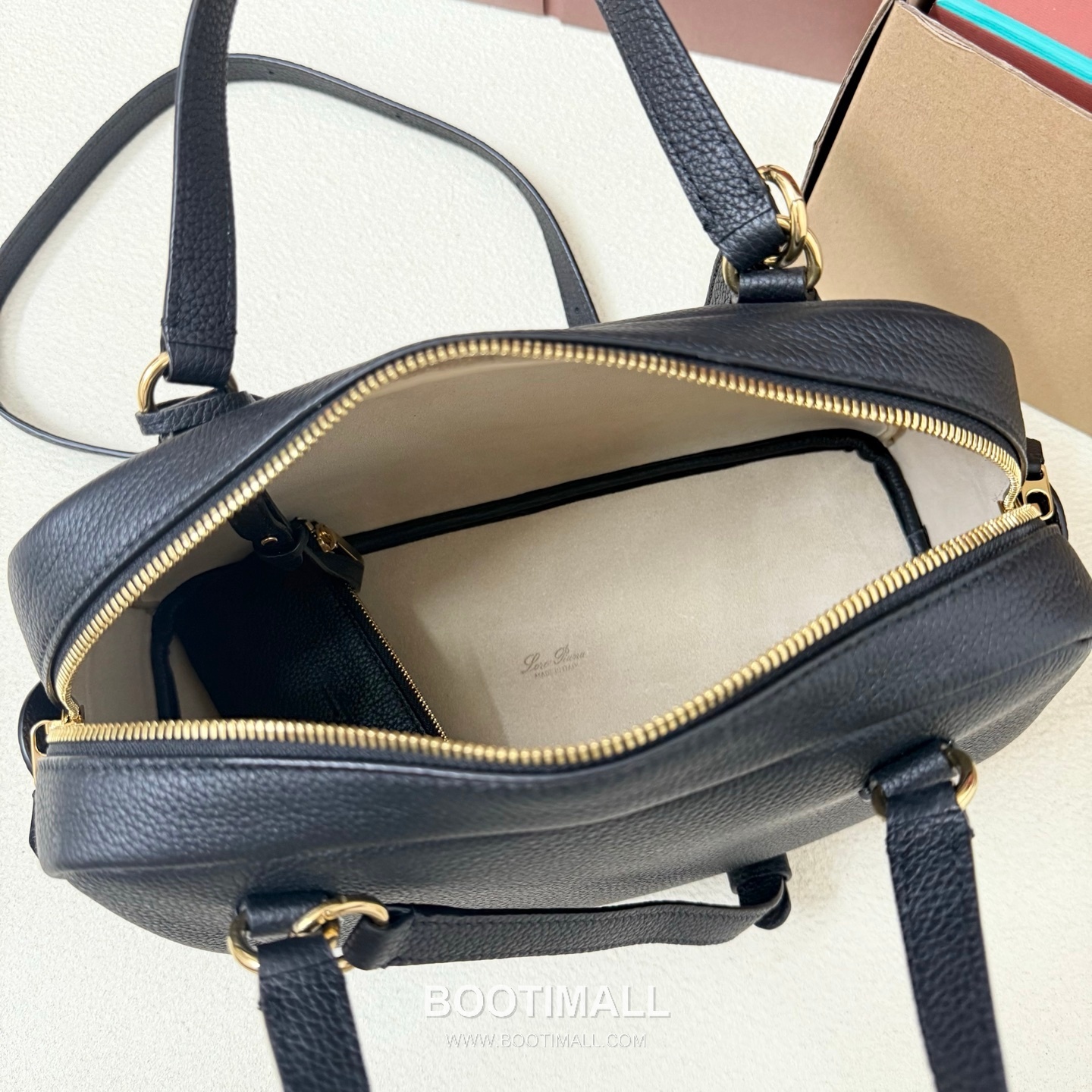 Loro Piana Needle Small Top Handle Bag FA 로로피아나 니들 스몰 토트백 카프스킨 31cm 9