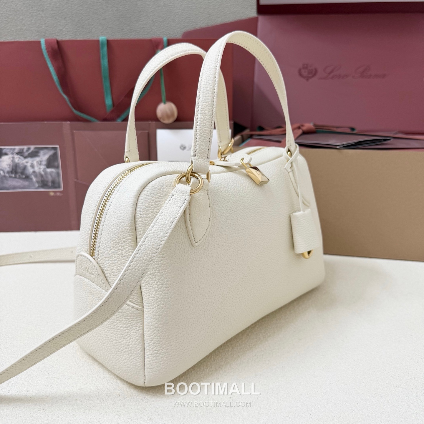 Loro Piana Needle Small Top Handle Bag FA 로로피아나 니들 스몰 토트백 카프스킨 31cm 2