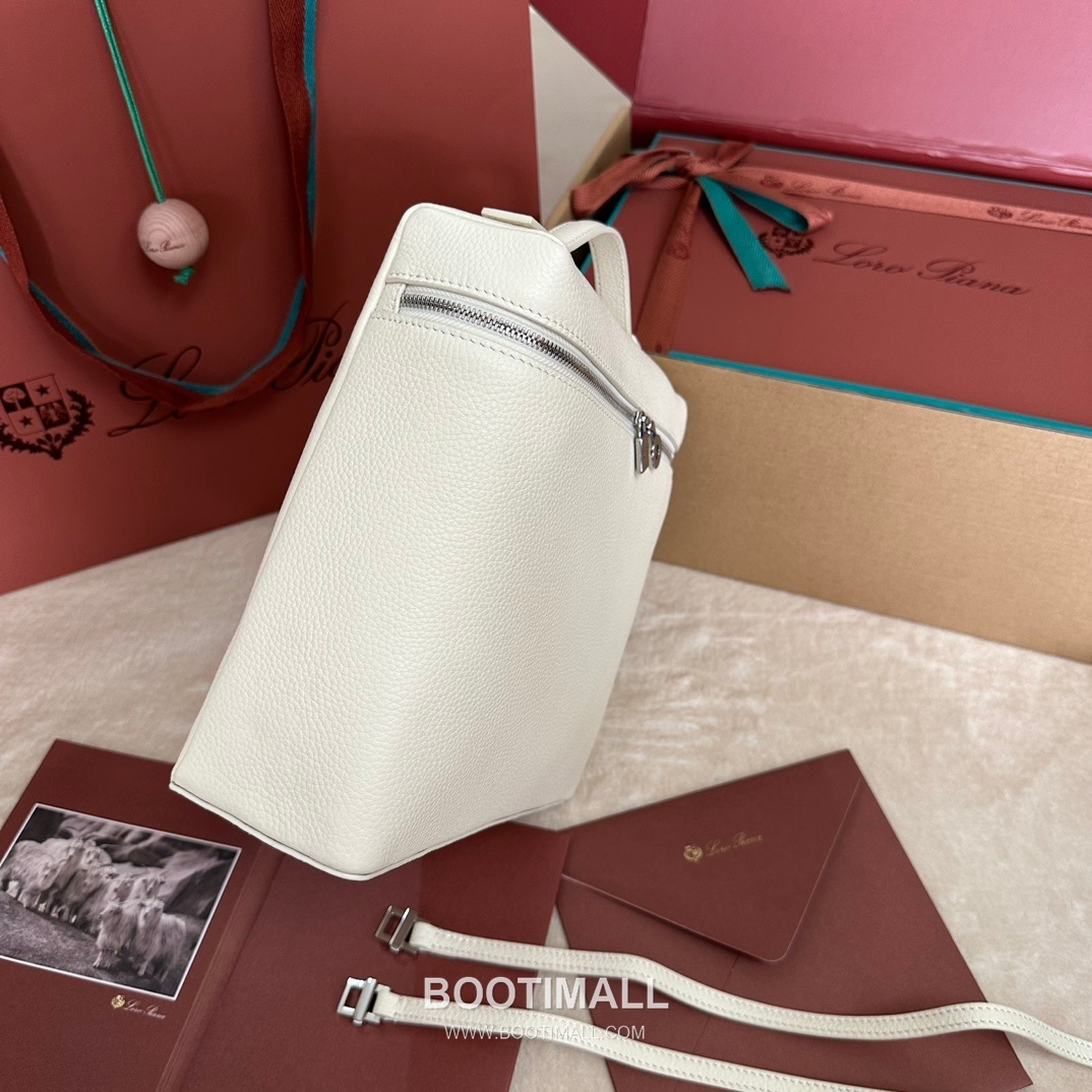 Loro Piana Extra Pocket Backpack FAM6491 로로피아나 엑스트라 포켓 백팩 카프스킨 23.5cm 5