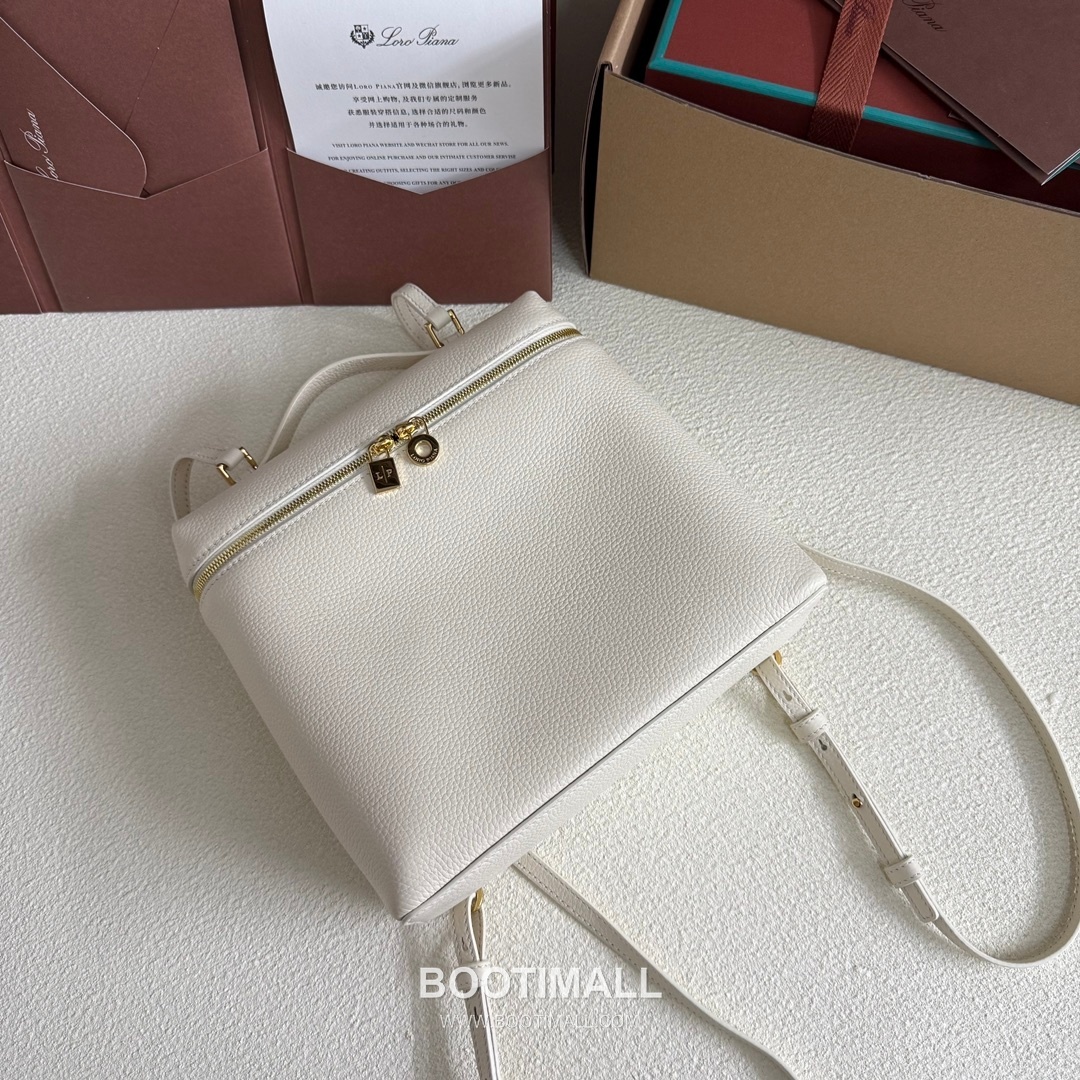 Loro Piana Extra Pocket Backpack FAM6491 로로피아나 엑스트라 포켓 백팩 카프스킨 23.5cm 5