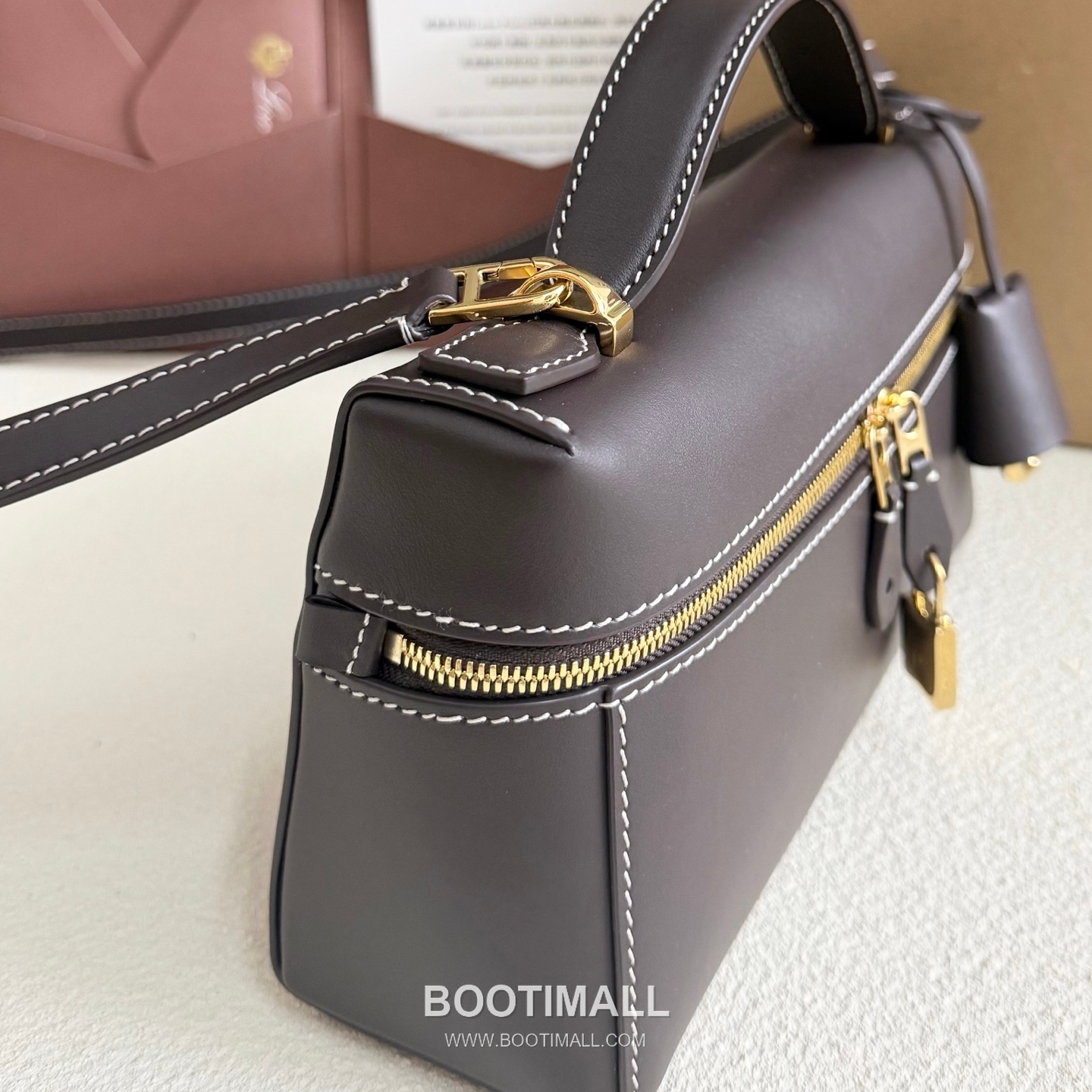 Loro Piana Extra Bag L23 Top Handle Bag FAQ2126 로로피아나 엑스트라 백 L23 토트백 카프스킨 23cm 5