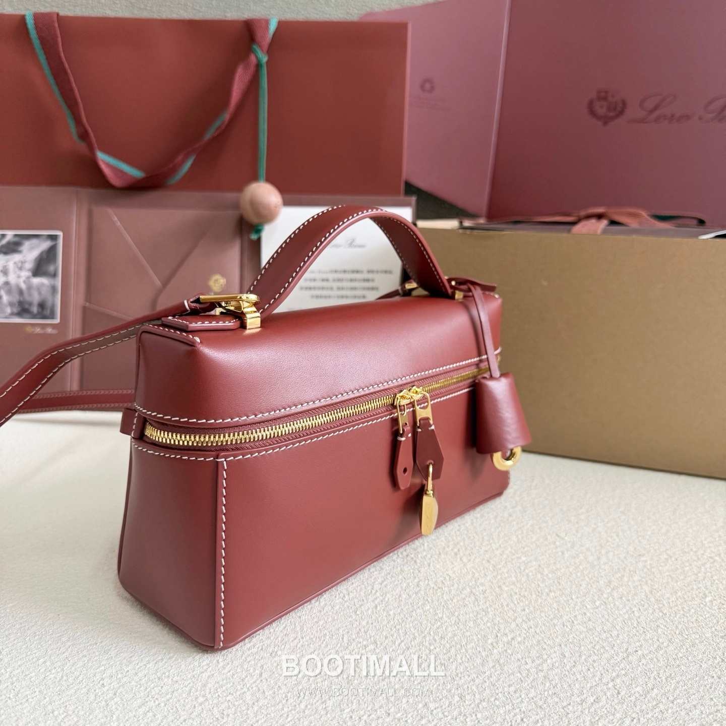 Loro Piana Extra Bag L23 Top Handle Bag FAQ2126 로로피아나 엑스트라 백 L23 토트백 카프스킨 23cm 2