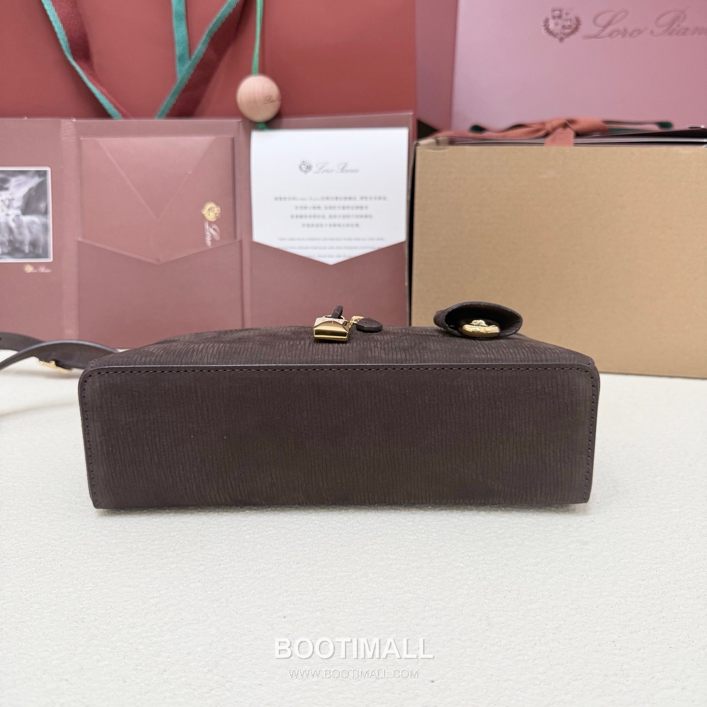 Loro Piana Extra Bag L23 Top Handle Bag FAQ2126 로로피아나 엑스트라 백 L23 토트백 스웨이드 카프스킨 23cm 3