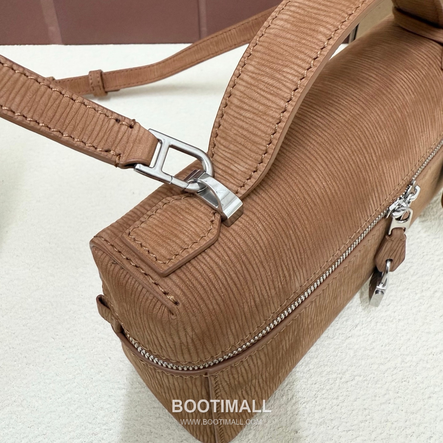 Loro Piana Extra Bag L23 Top Handle Bag FAQ2126 로로피아나 엑스트라 백 L23 토트백 스웨이드 카프스킨 23cm 5