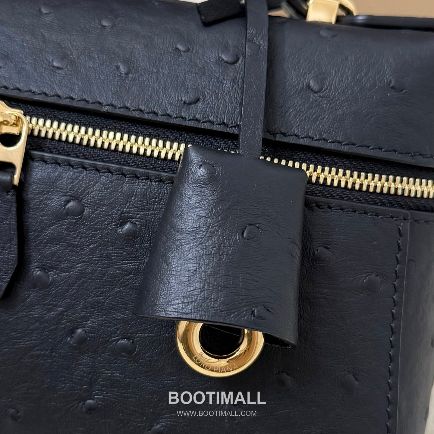 Loro Piana Extra Bag L23 Top Handle Bag FAQ2126 로로피아나 엑스트라 백 L23 토트백 오스트리치 엠보싱 카프스킨 23cm 8