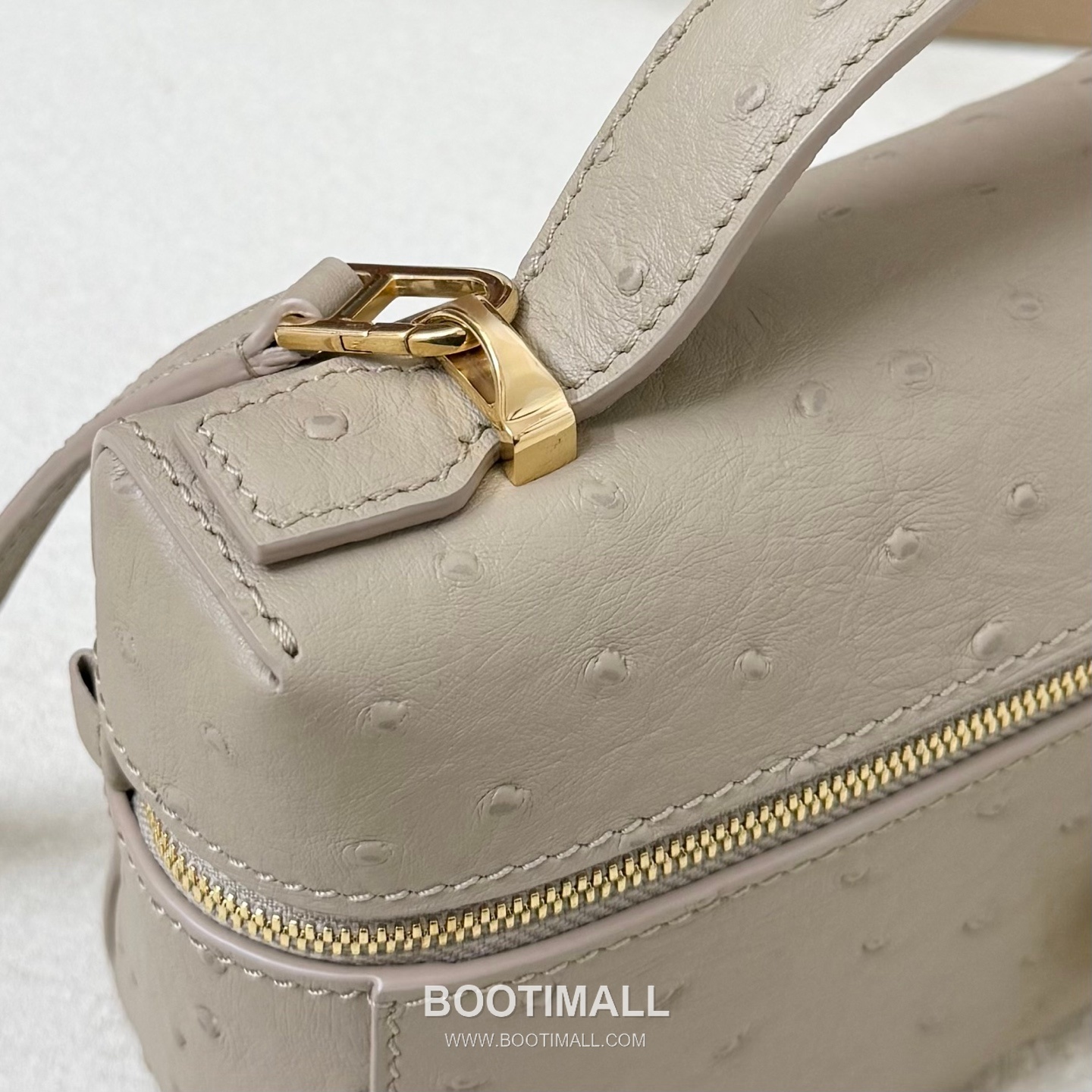 Loro Piana Extra Bag L23 Top Handle Bag FAQ2126 로로피아나 엑스트라 백 L23 토트백 오스트리치 엠보싱 카프스킨 23cm 5