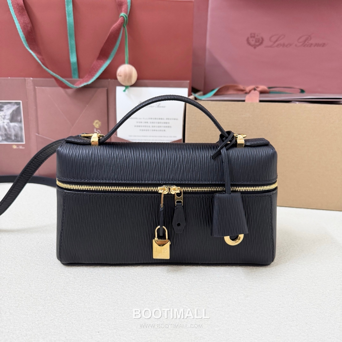 Loro Piana Extra Bag L23 Top Handle Bag FAQ2126 로로피아나 엑스트라 백 L23 토트백 그레인 카프스킨 23cm 1