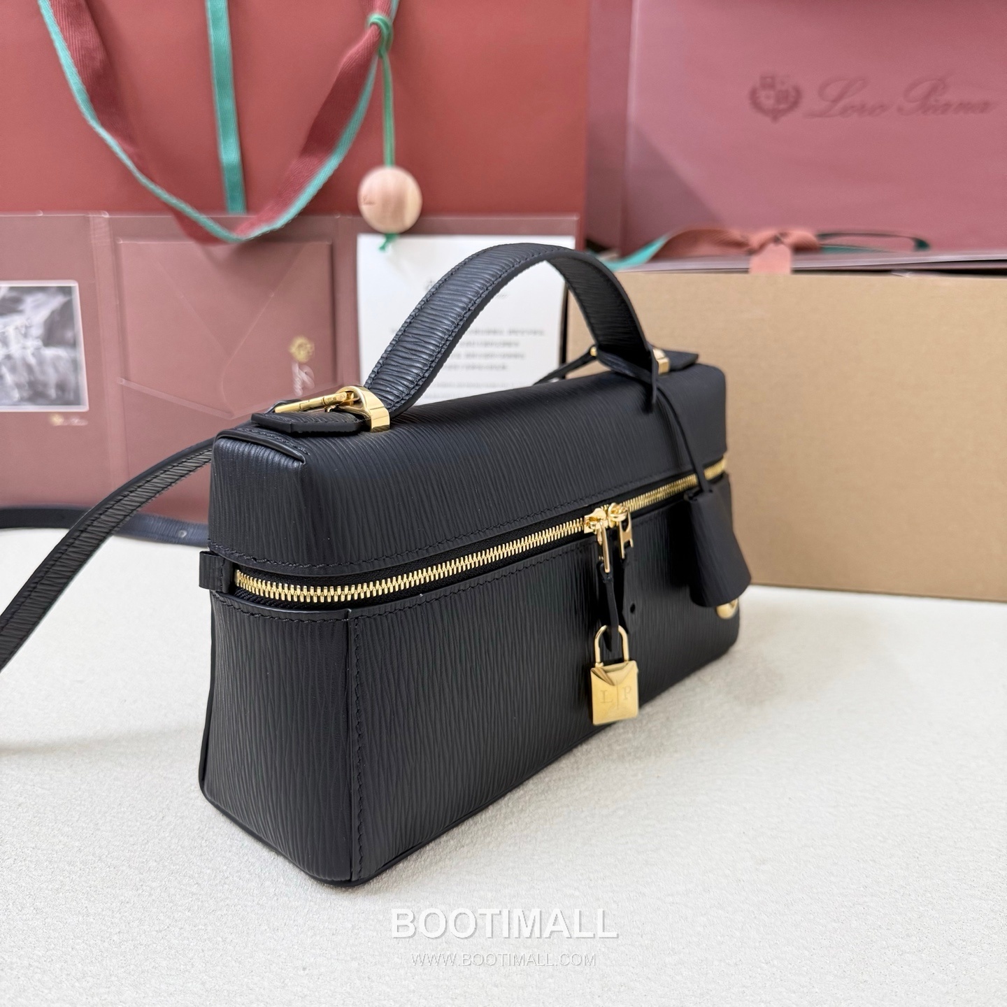 Loro Piana Extra Bag L23 Top Handle Bag FAQ2126 로로피아나 엑스트라 백 L23 토트백 그레인 카프스킨 23cm 2