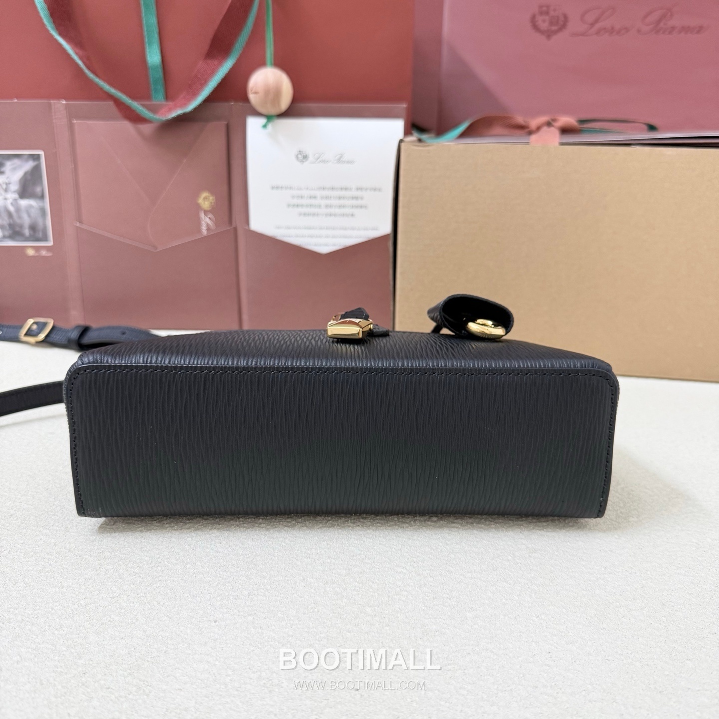 Loro Piana Extra Bag L23 Top Handle Bag FAQ2126 로로피아나 엑스트라 백 L23 토트백 그레인 카프스킨 23cm 3