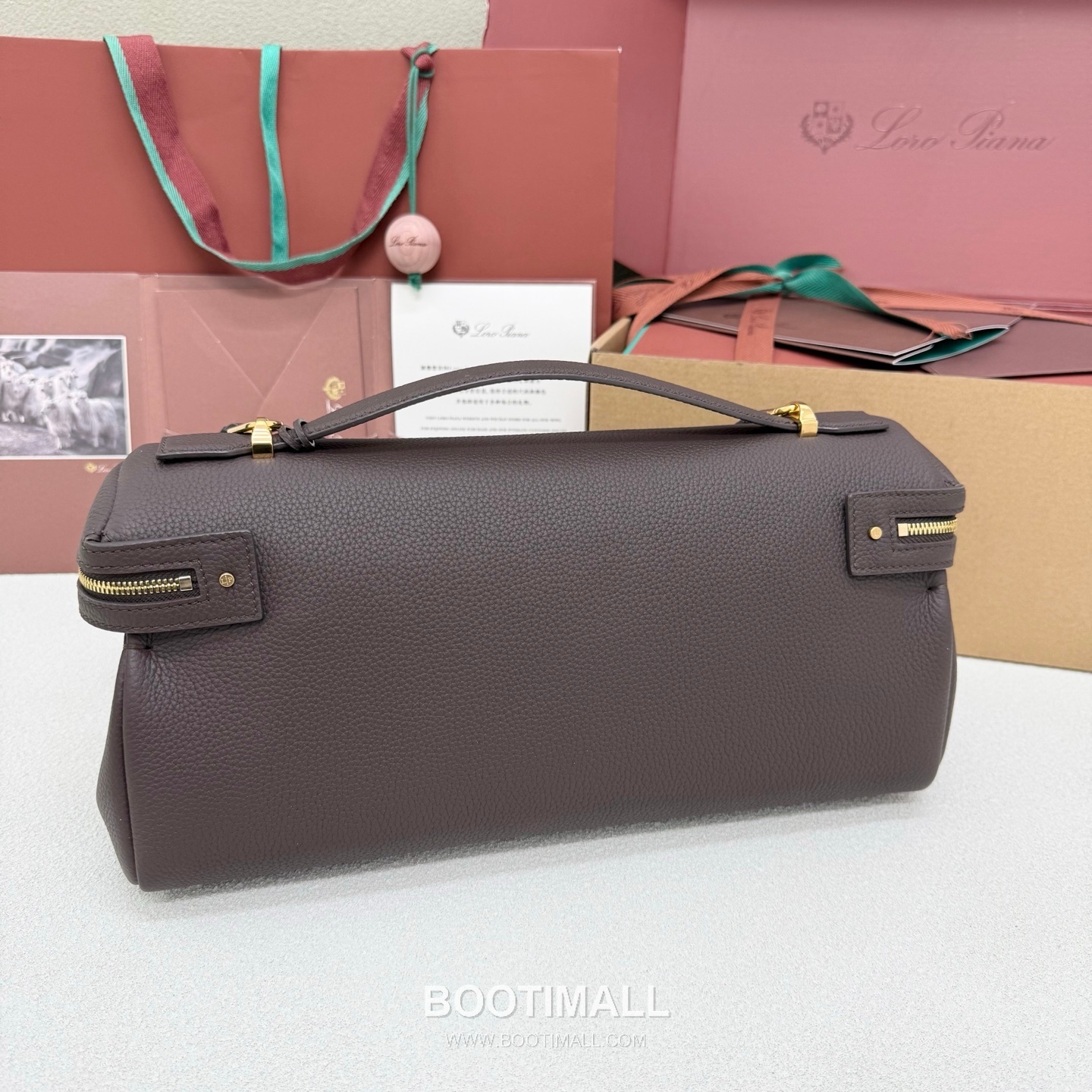 Loro Piana Extra Softy Bag L33 Top Handle Bag FAQ6591 로로피아나 엑스트라 소프티 백 L33 토트백 카프스킨 33cm 3