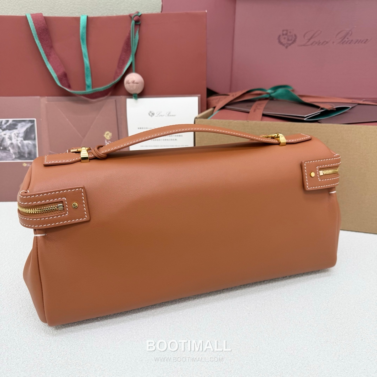 Loro Piana Extra Softy Bag L33 Top Handle Bag FAQ6591 로로피아나 엑스트라 소프티 백 L33 토트백 카프스킨 33cm 3