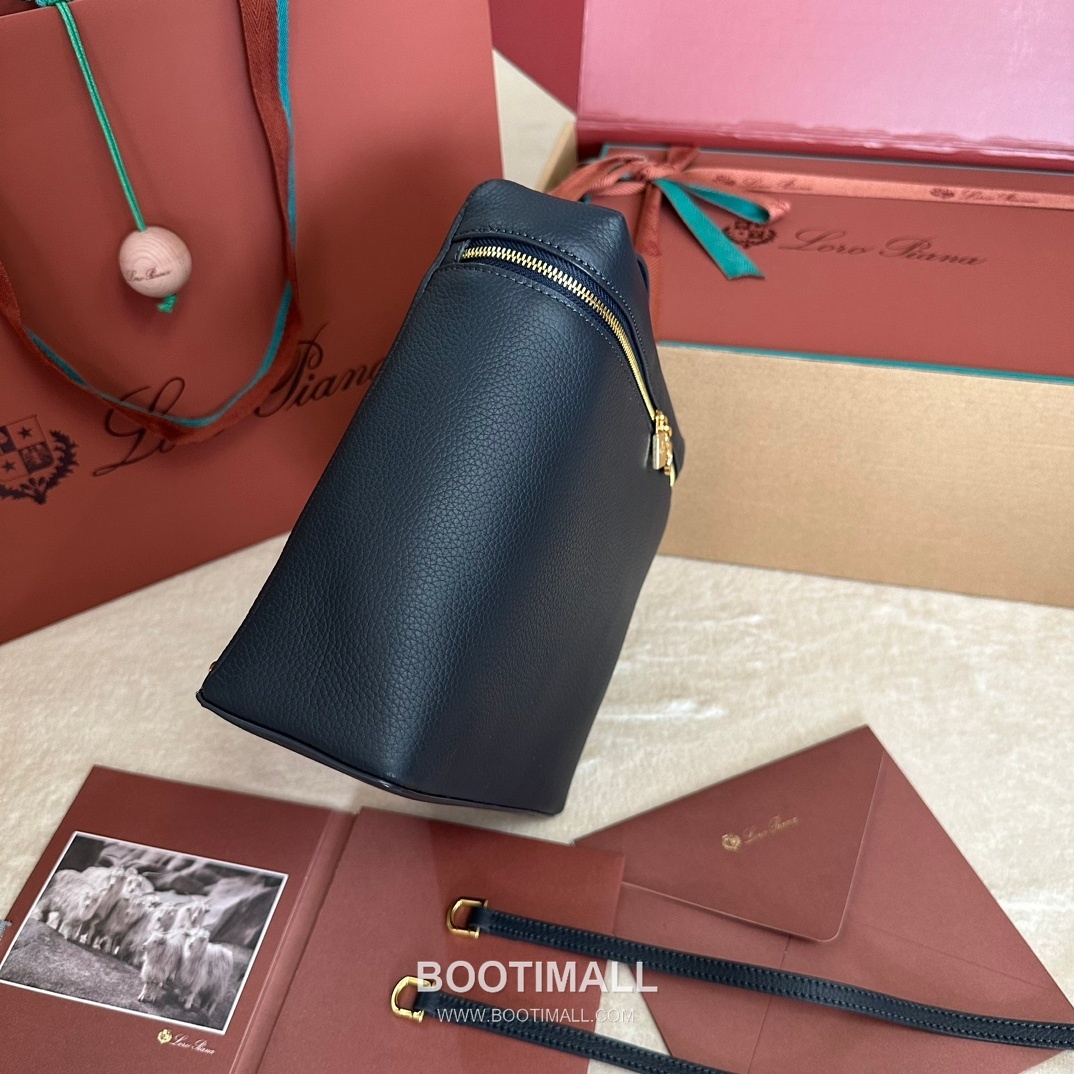 Loro Piana Extra Pocket Backpack FAM6491 로로피아나 엑스트라 포켓 백팩 카프스킨 23.5cm 5