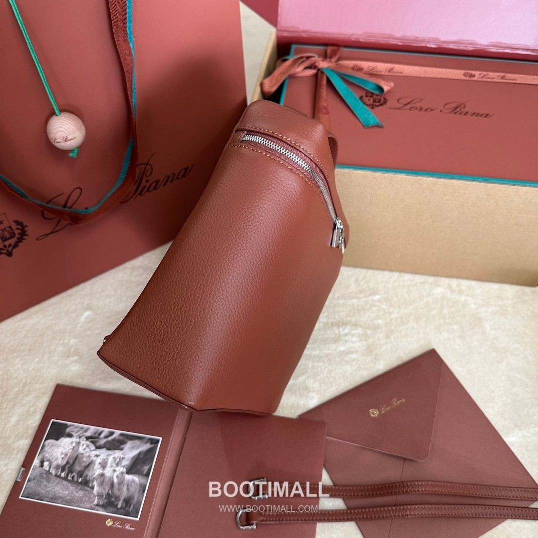 Loro Piana Extra Pocket Backpack FAM6491 로로피아나 엑스트라 포켓 백팩 카프스킨 23.5cm 5