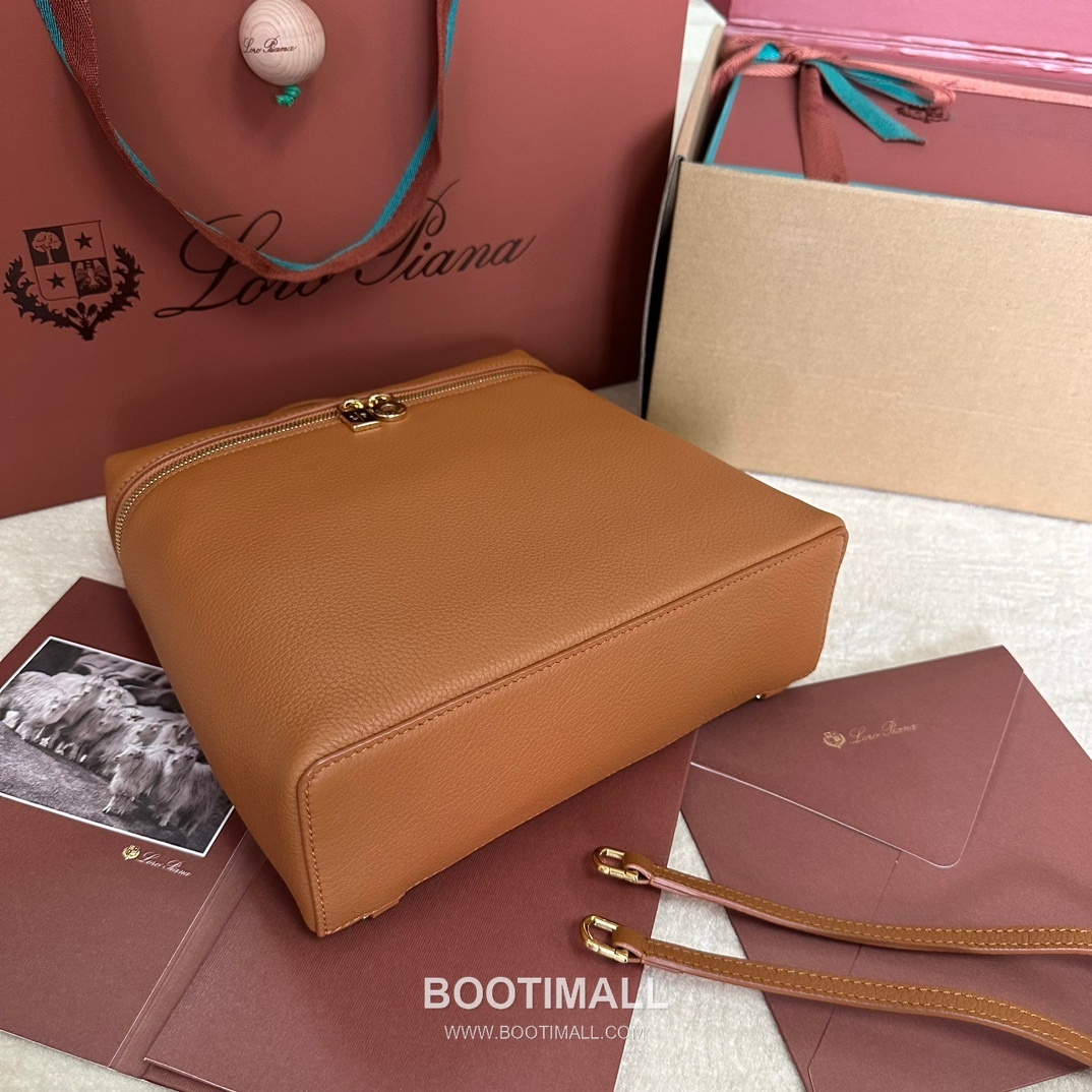 Loro Piana Extra Pocket Backpack FAM6491 로로피아나 엑스트라 포켓 백팩 카프스킨 23.5cm 4