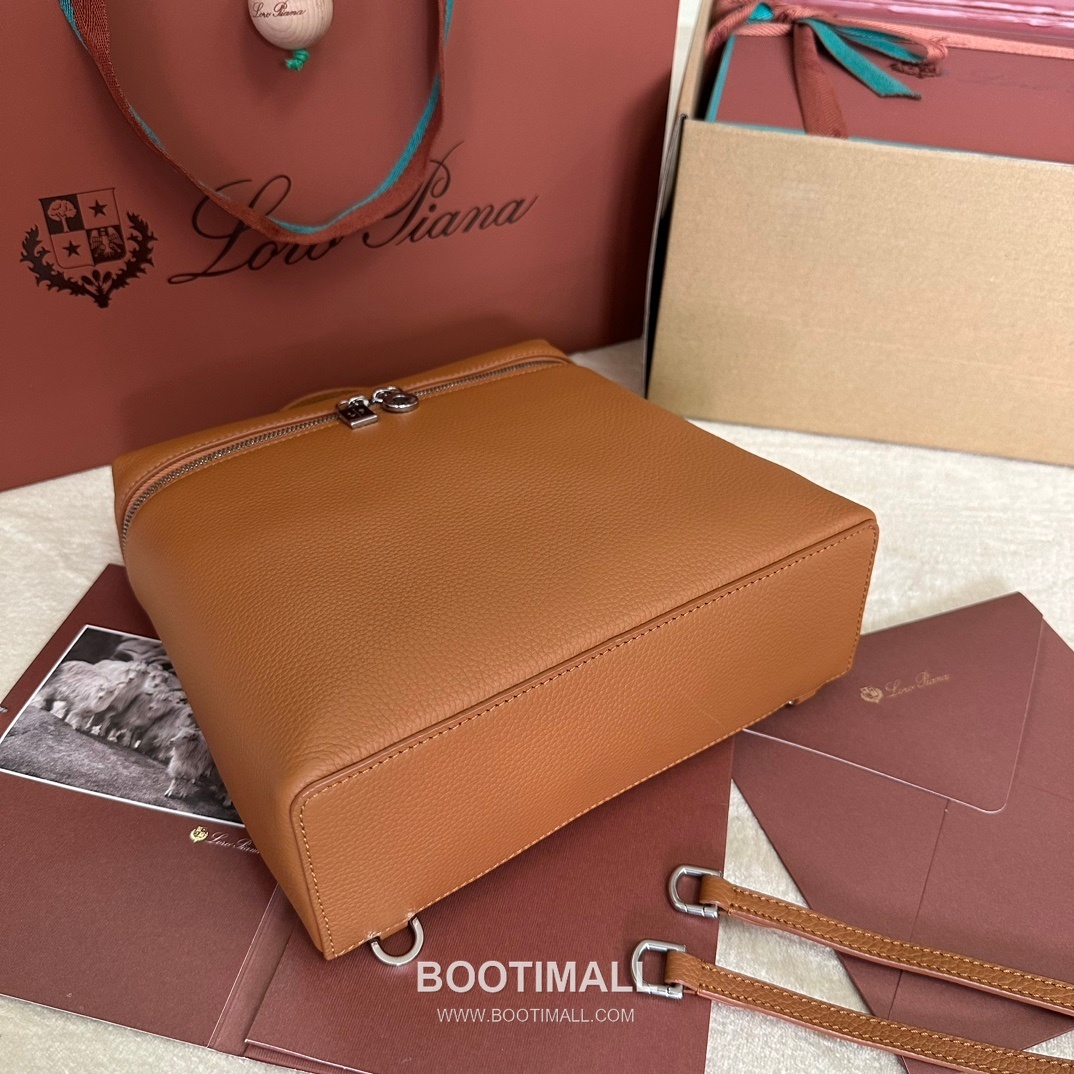 Loro Piana Extra Pocket Backpack FAM6491 로로피아나 엑스트라 포켓 백팩 카프스킨 23.5cm 4