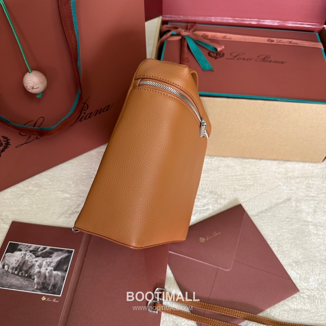 Loro Piana Extra Pocket Backpack FAM6491 로로피아나 엑스트라 포켓 백팩 카프스킨 23.5cm 5