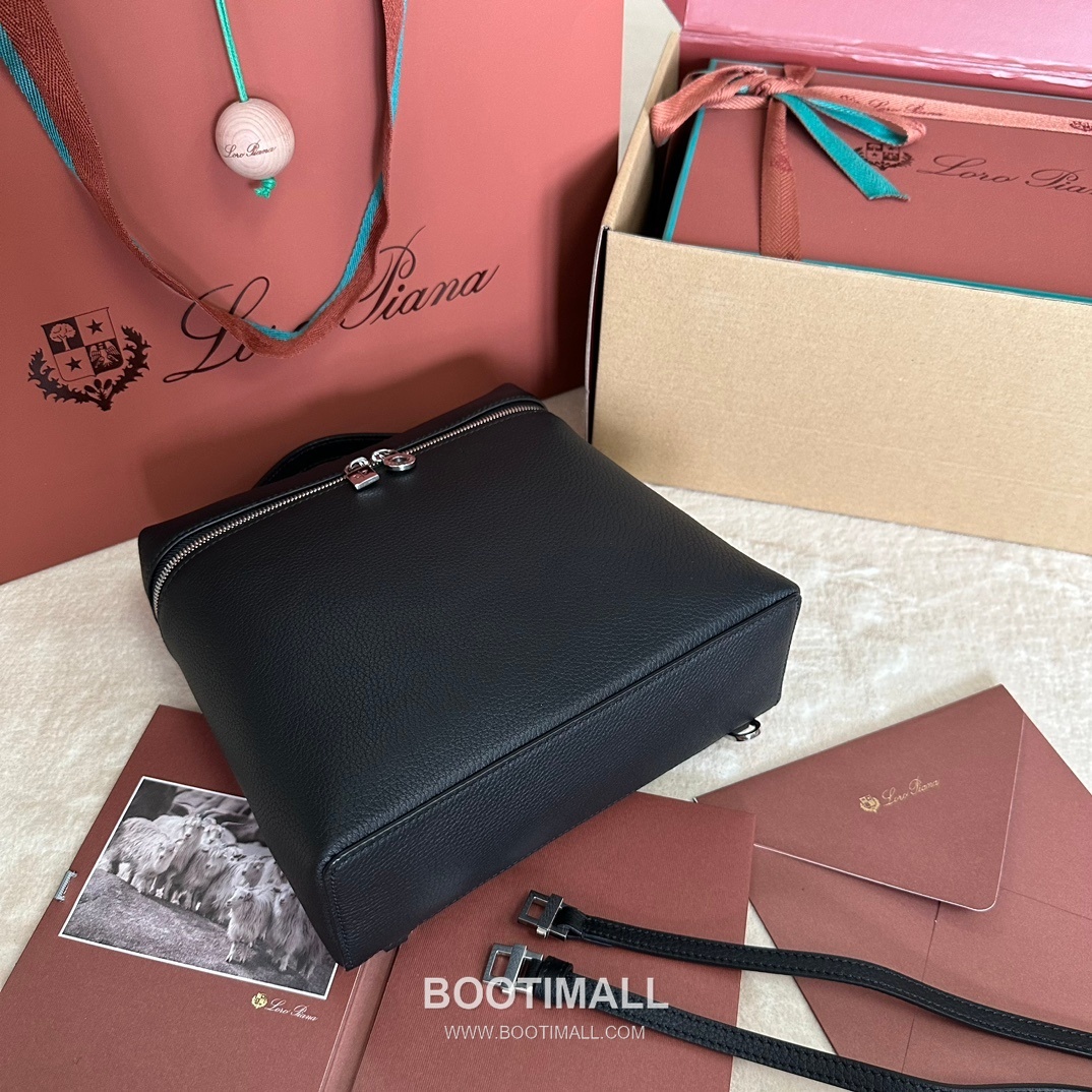 Loro Piana Extra Pocket Backpack FAM6491 로로피아나 엑스트라 포켓 백팩 카프스킨 23.5cm 4