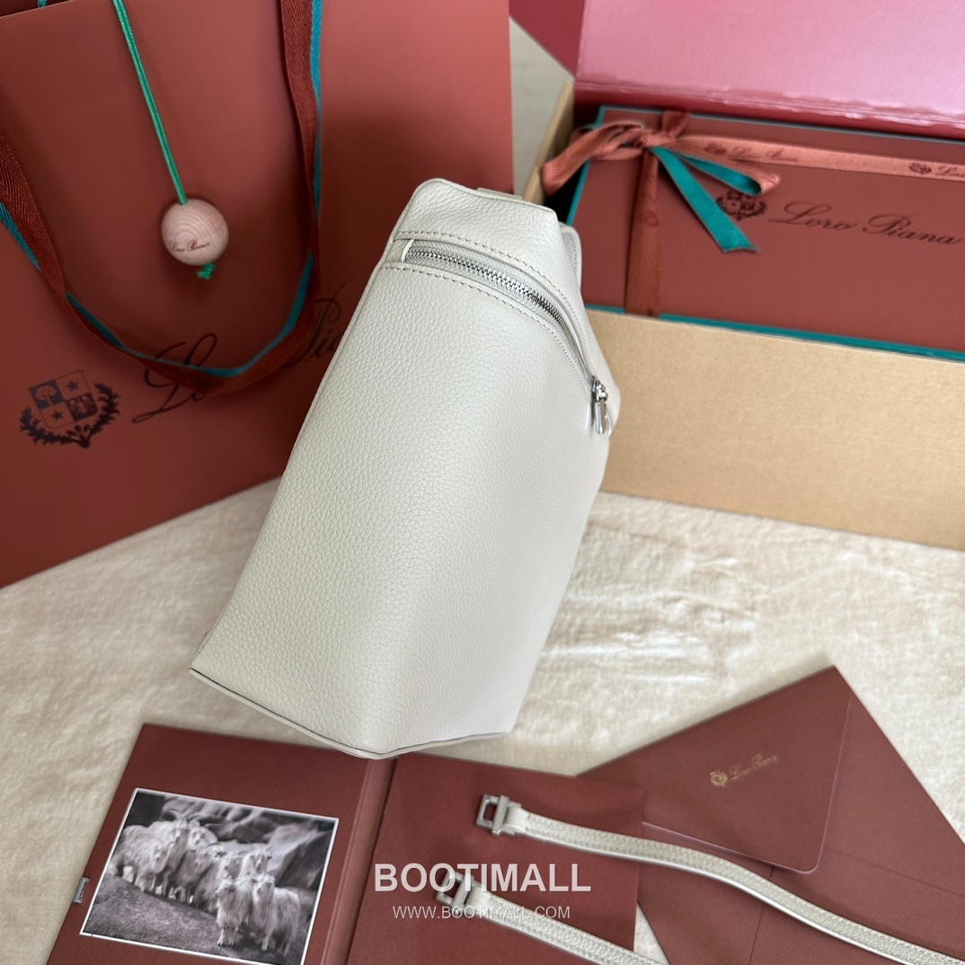 Loro Piana Extra Pocket Backpack FAM6491 로로피아나 엑스트라 포켓 백팩 카프스킨 23.5cm 5