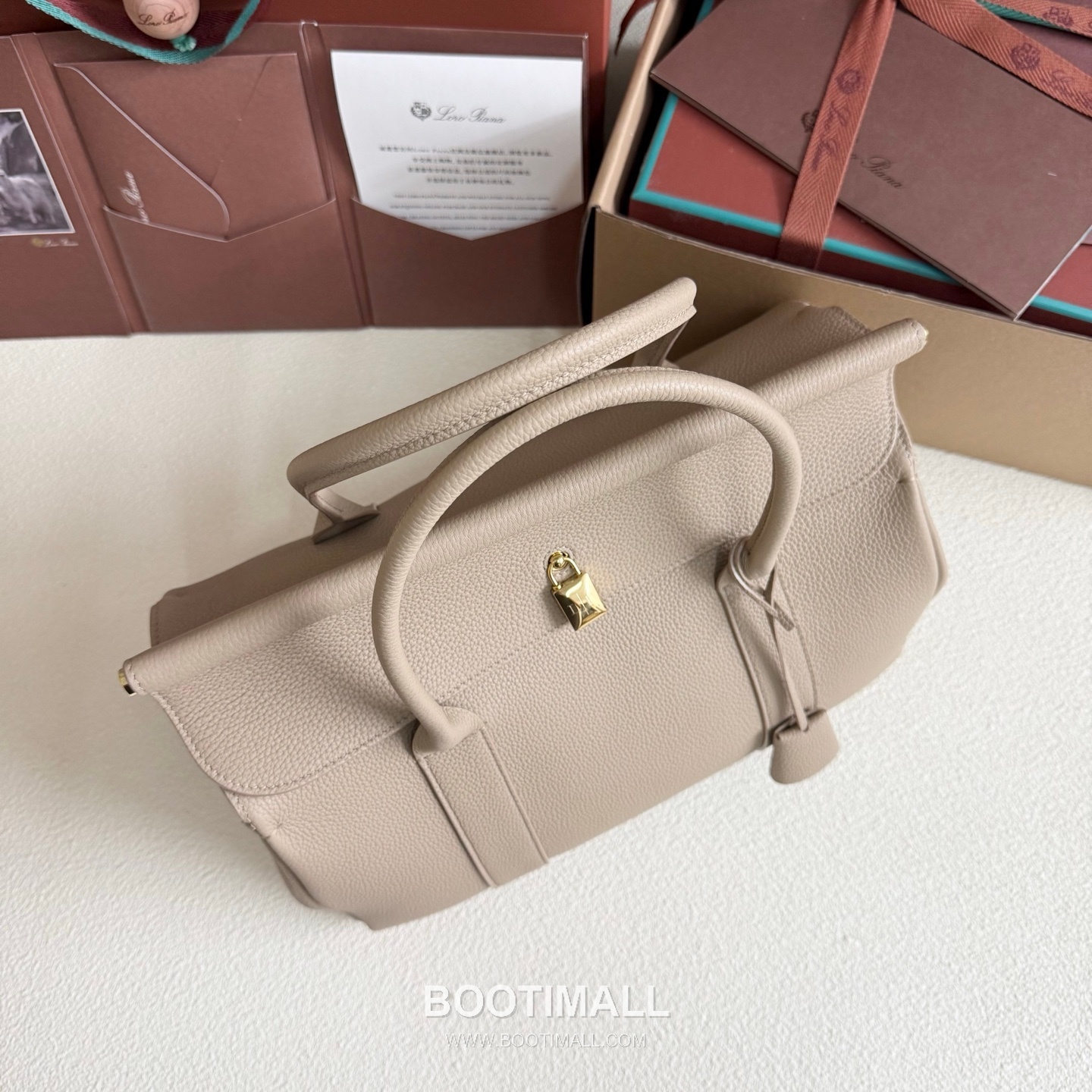 Loro Piana Loom L32 Medium Top Handle Bag 로로피아나 룸 L32 미디엄 토트백 카프스킨 33cm 5