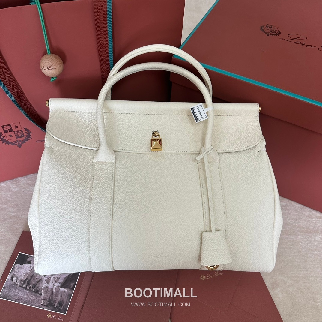 Loro Piana Loom L32 Medium Top Handle Bag 로로피아나 룸 L32 미디엄 토트백 카프스킨 33cm 1