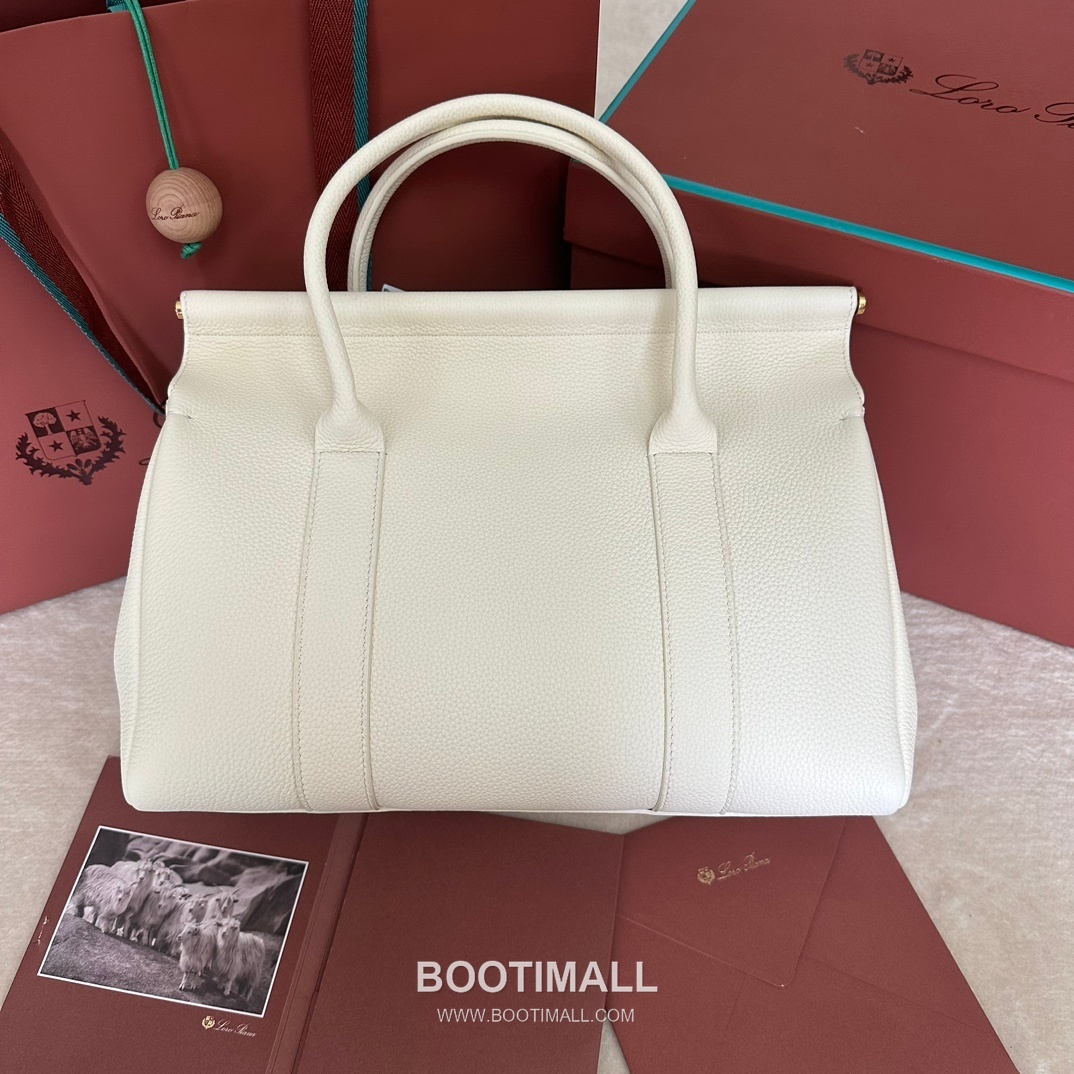 Loro Piana Loom L32 Medium Top Handle Bag 로로피아나 룸 L32 미디엄 토트백 카프스킨 33cm 3