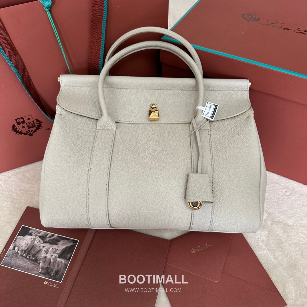 Loro Piana Loom L32 Medium Top Handle Bag 로로피아나 룸 L32 미디엄 토트백 카프스킨 33cm 1