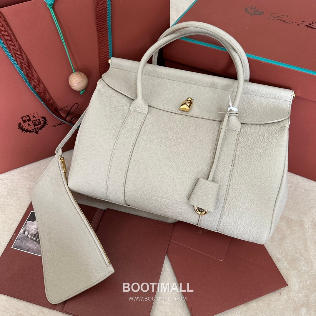 Loro Piana Loom L32 Medium Top Handle Bag 로로피아나 룸 L32 미디엄 토트백 카프스킨 33cm 2