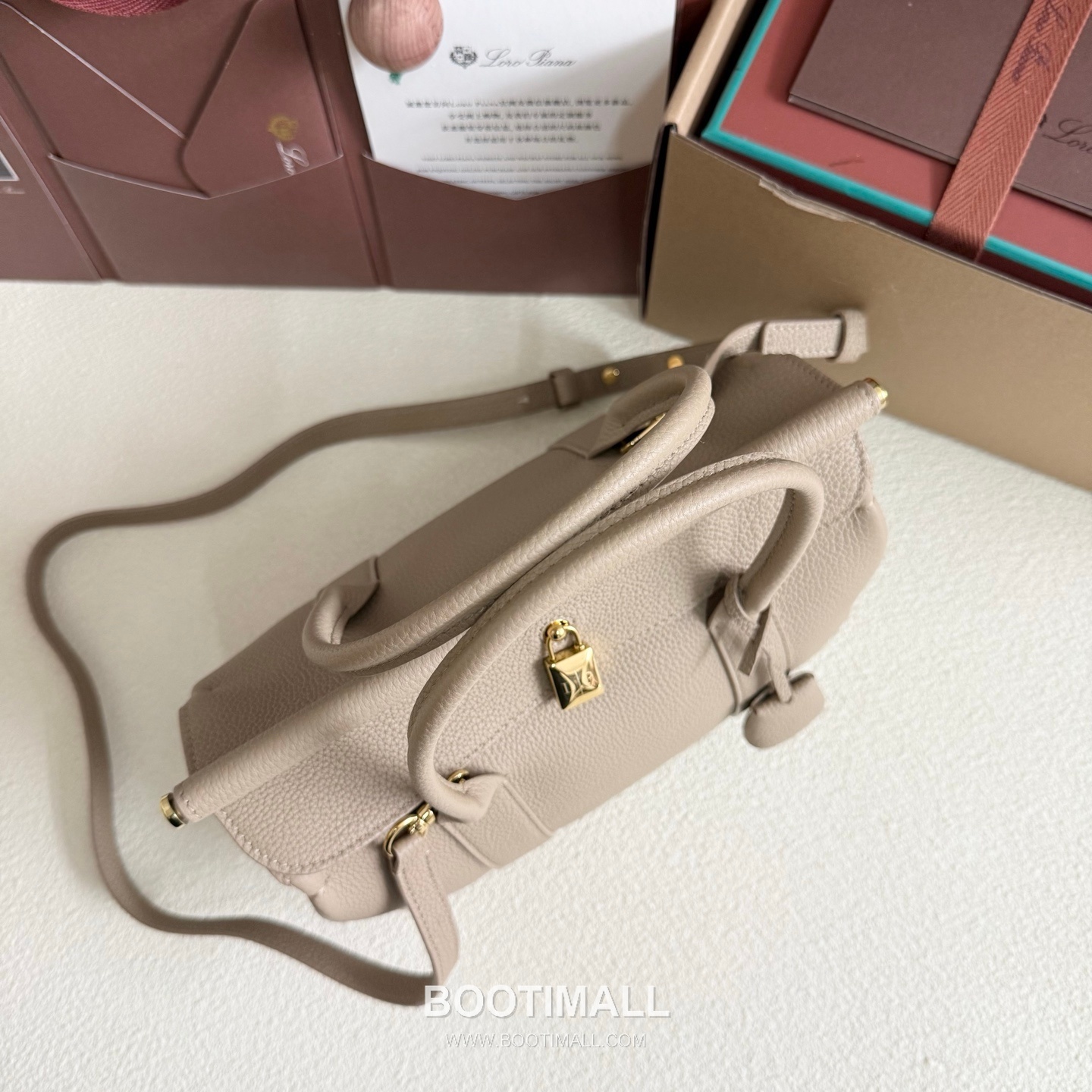 Loro Piana Loom L25 Small Top Handle Bag 로로피아나 룸 L25 스몰 토트백 카프스킨 25cm 4