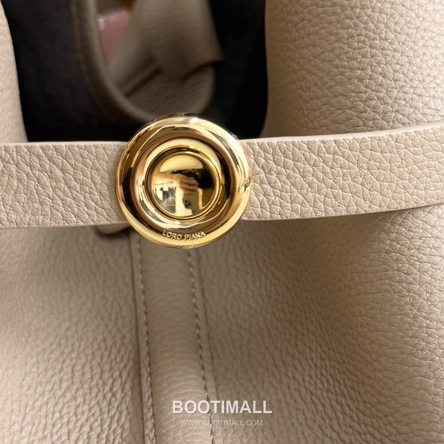 Loro Piana Ghiera Shopper Small Tote Bag FAO7473 로로피아나 기에라 쇼퍼 스몰 토트백 그레인 카프스킨 28cm 7