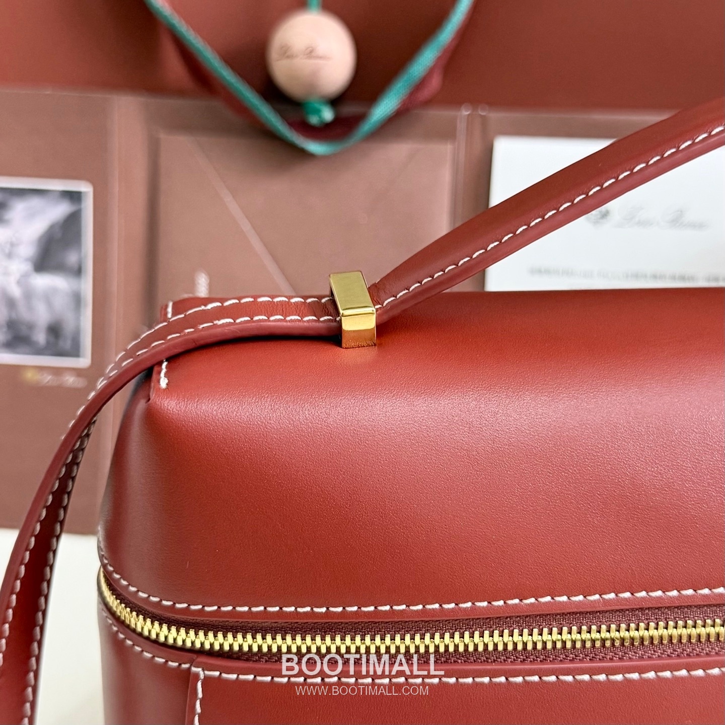 Loro Piana Extra Bag L27 Top Handle Bag 로로피아나 엑스트라 백 L27 토트백 카프스킨 27cm 8