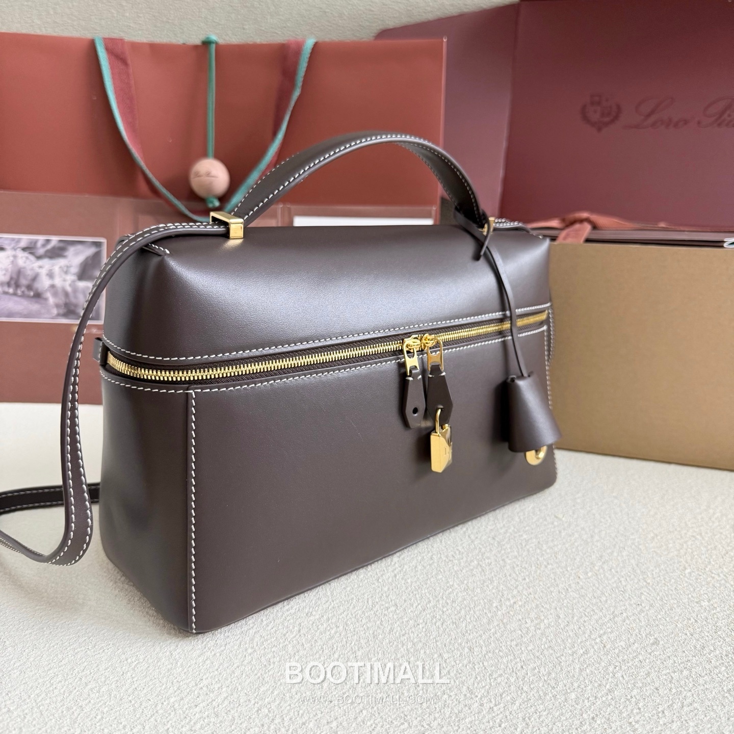 Loro Piana Extra Bag L27 Top Handle Bag 로로피아나 엑스트라 백 L27 토트백 카프스킨 27cm 2