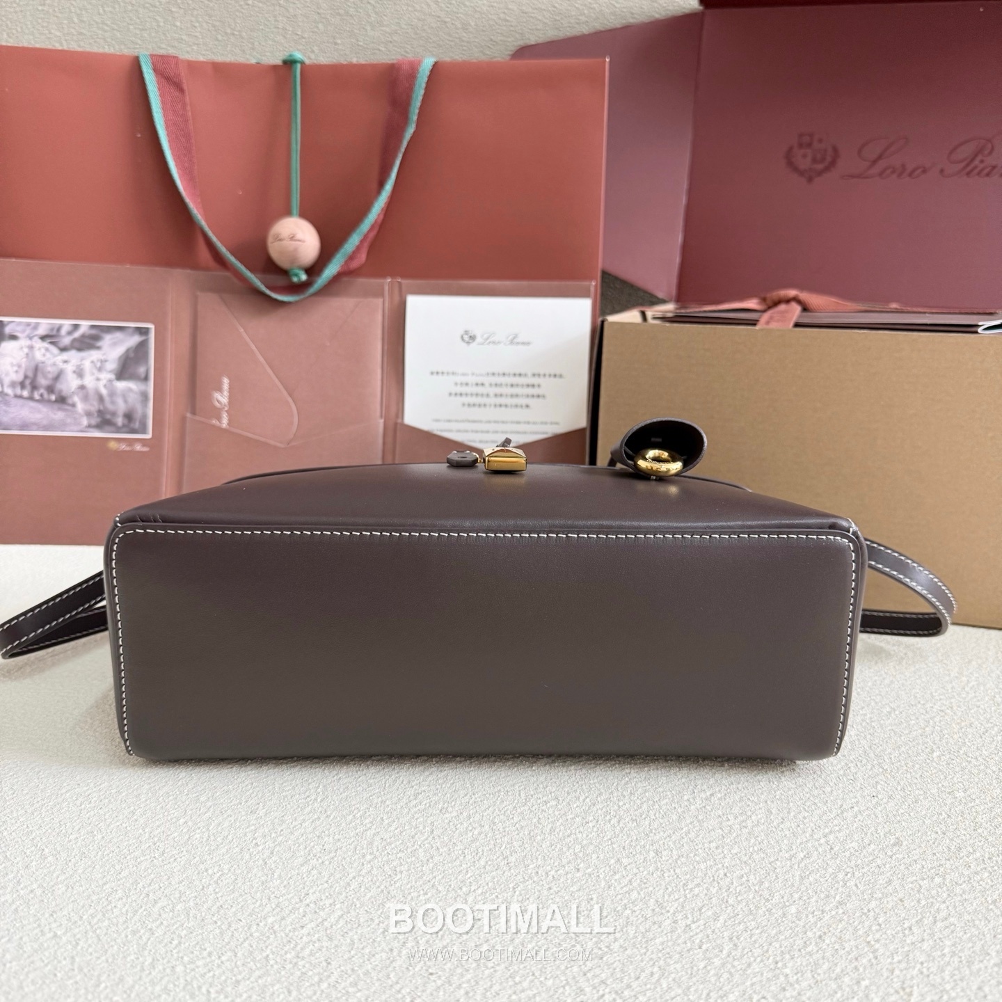 Loro Piana Extra Bag L27 Top Handle Bag 로로피아나 엑스트라 백 L27 토트백 카프스킨 27cm 3