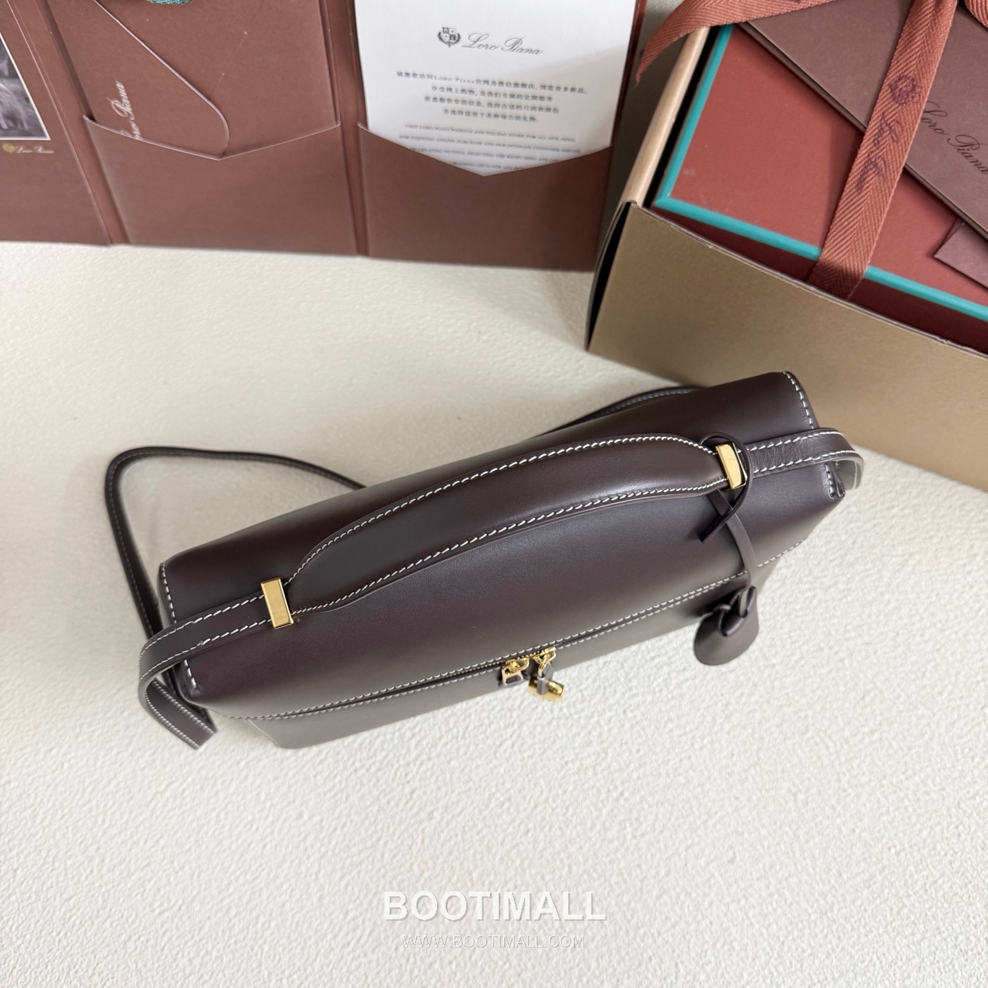 Loro Piana Extra Bag L27 Top Handle Bag 로로피아나 엑스트라 백 L27 토트백 카프스킨 27cm 5