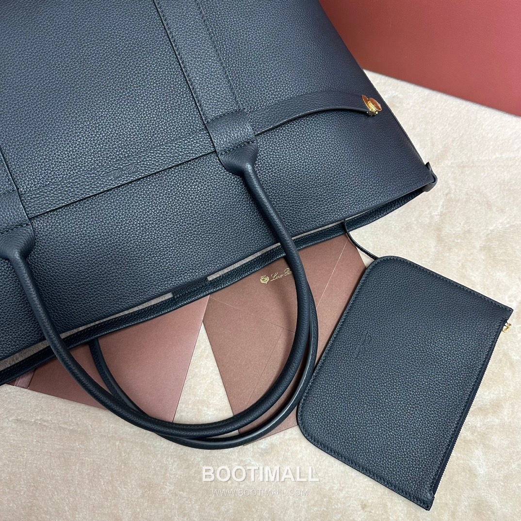 Loro Piana Ghiera Shopper Large Tote Bag FAO7463 로로피아나 기에라 쇼퍼 라지 토트백 그레인 카프스킨 40cm 5