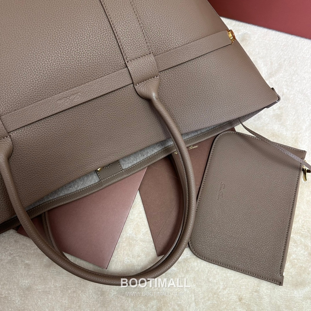 Loro Piana Ghiera Shopper Large Tote Bag FAO7463 로로피아나 기에라 쇼퍼 라지 토트백 그레인 카프스킨 40cm 5