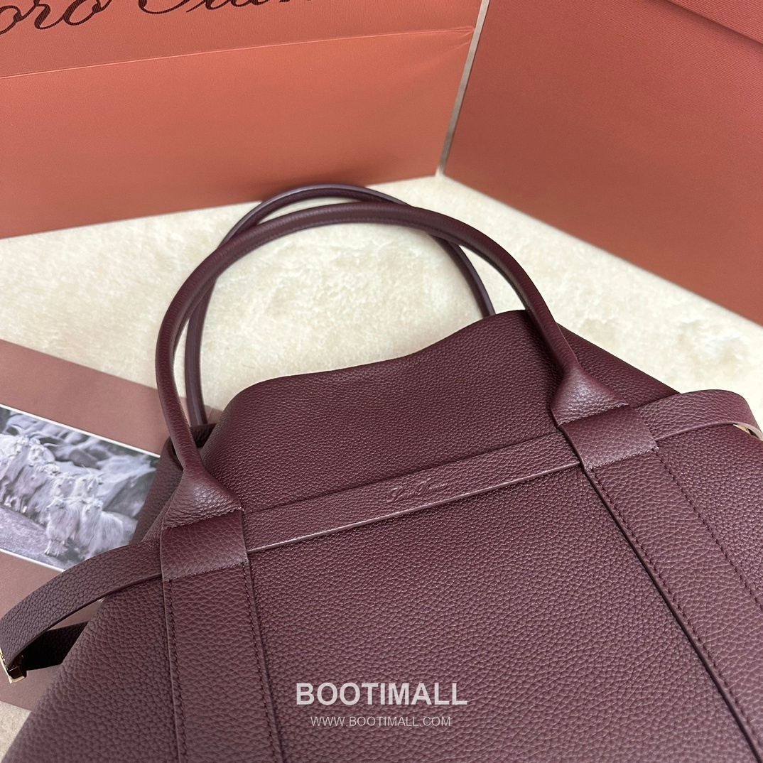 Loro Piana Ghiera Shopper Large Tote Bag FAO7463 로로피아나 기에라 쇼퍼 라지 토트백 그레인 카프스킨 40cm 7