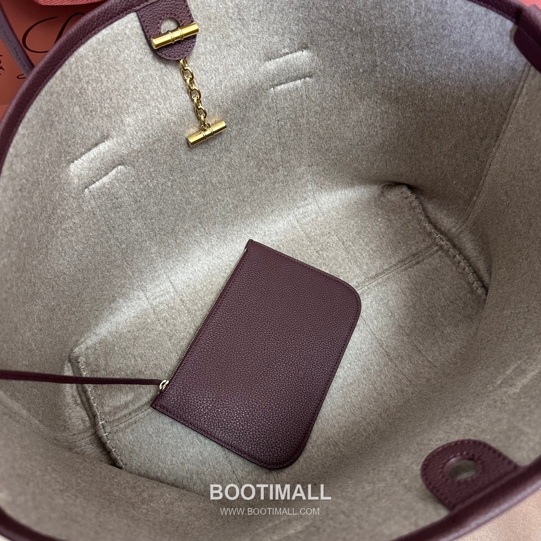 Loro Piana Ghiera Shopper Large Tote Bag FAO7463 로로피아나 기에라 쇼퍼 라지 토트백 그레인 카프스킨 40cm 9