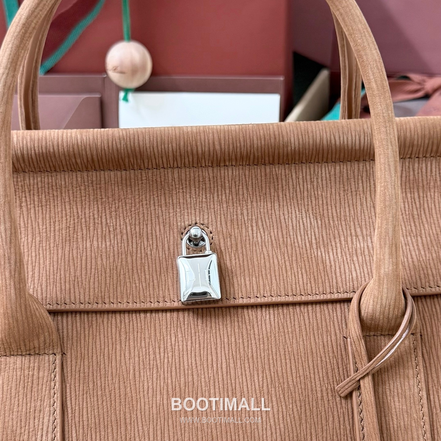 Loro Piana Loom L32 Medium Top Handle Bag 로로피아나 룸 L32 미디엄 토트백 스웨이드 카프스킨 33cm 6