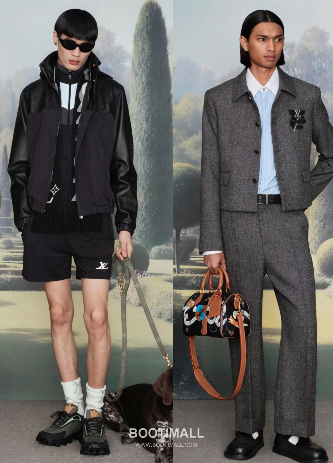 Louis Vuitton Monogram Embossed Mixed Leather Windbreaker Jacket 루이비통 모노그램 엠보싱 믹스드 레더 윈드브레이커 재킷 3