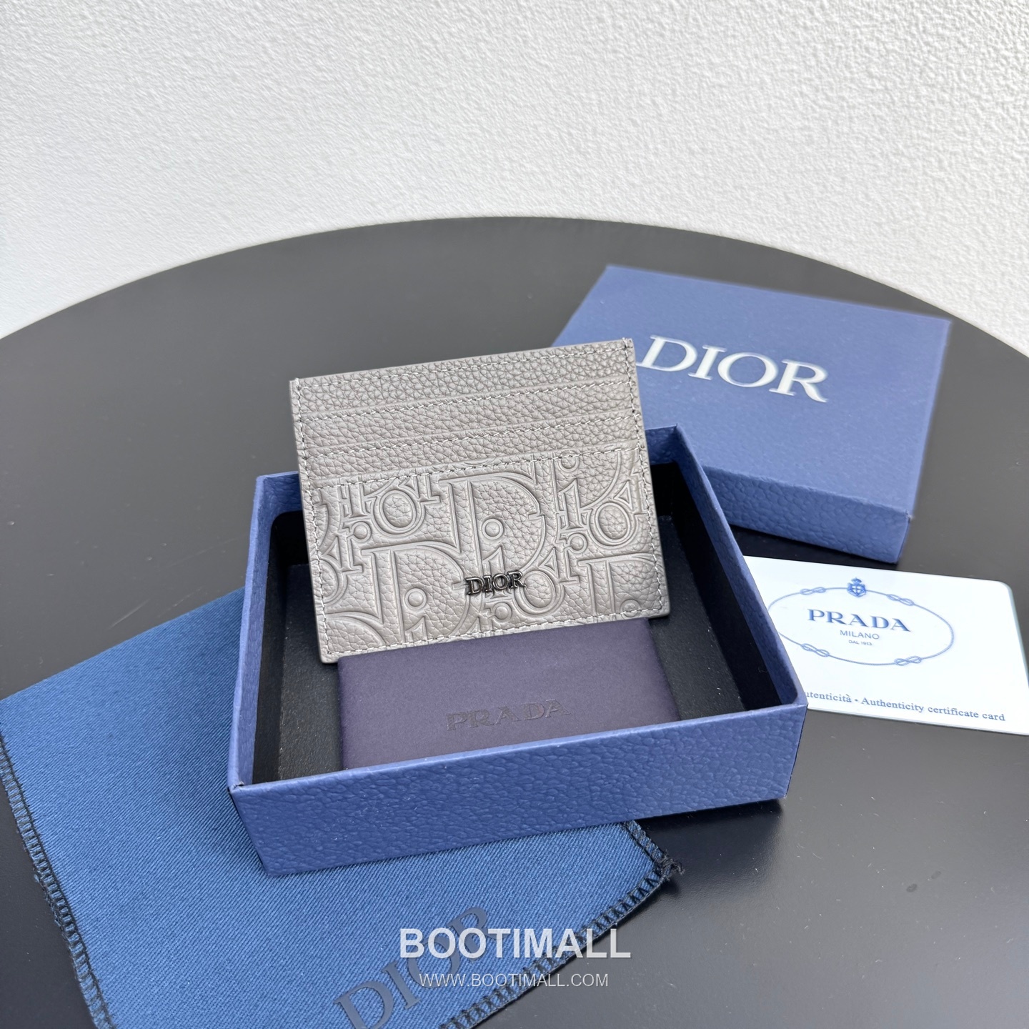 Dior CD Icon Card Holder Grained Calfskin 디올 CD 아이콘 그레인 카프스킨 카드홀더 10cm 2
