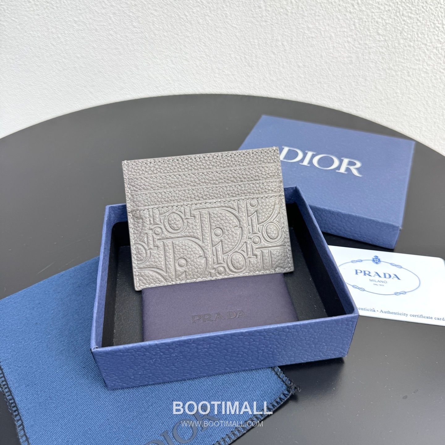 Dior CD Icon Card Holder Grained Calfskin 디올 CD 아이콘 그레인 카프스킨 카드홀더 10cm 3