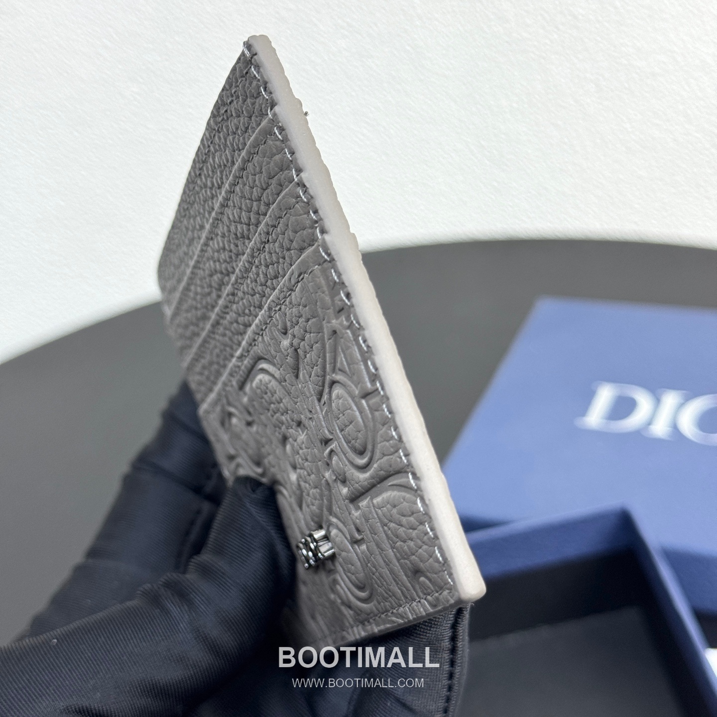 Dior CD Icon Card Holder Grained Calfskin 디올 CD 아이콘 그레인 카프스킨 카드홀더 10cm 4