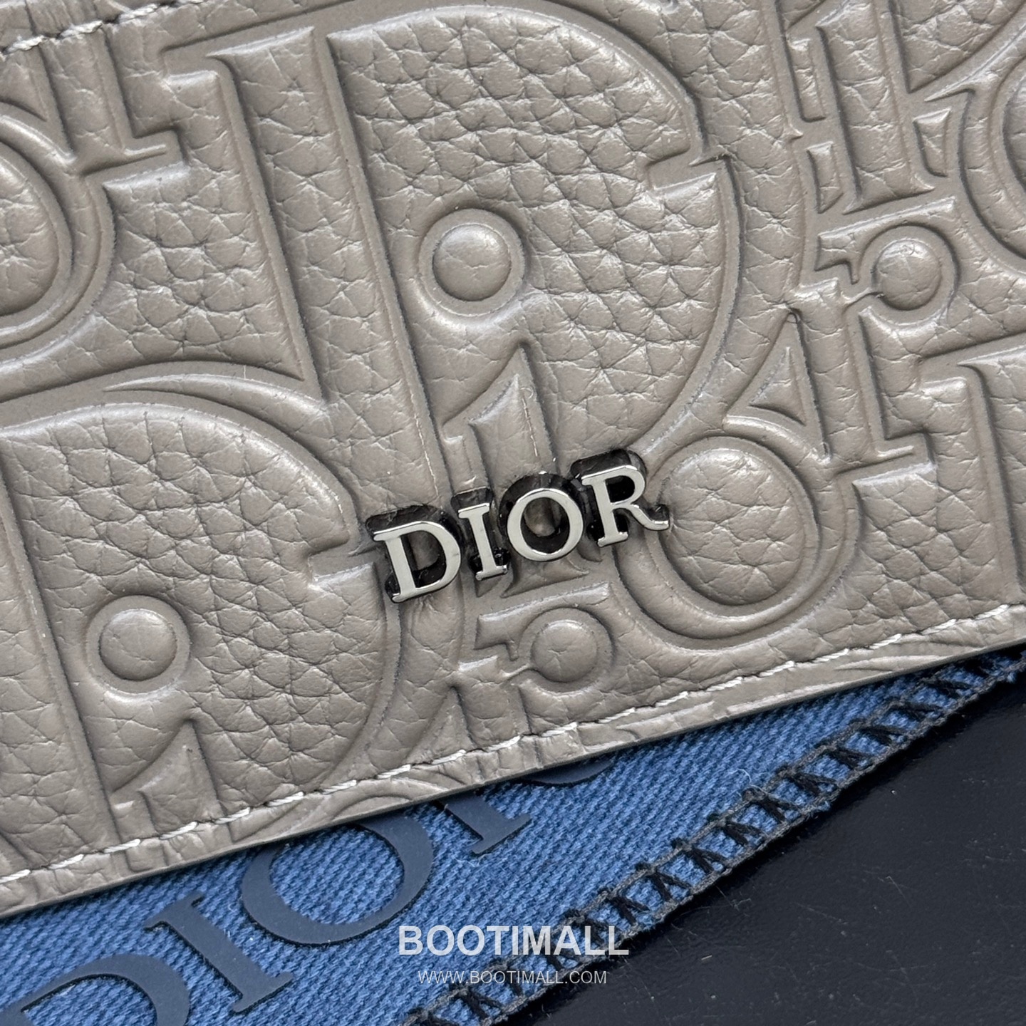 Dior CD Icon Card Holder Grained Calfskin 디올 CD 아이콘 그레인 카프스킨 카드홀더 10cm 5