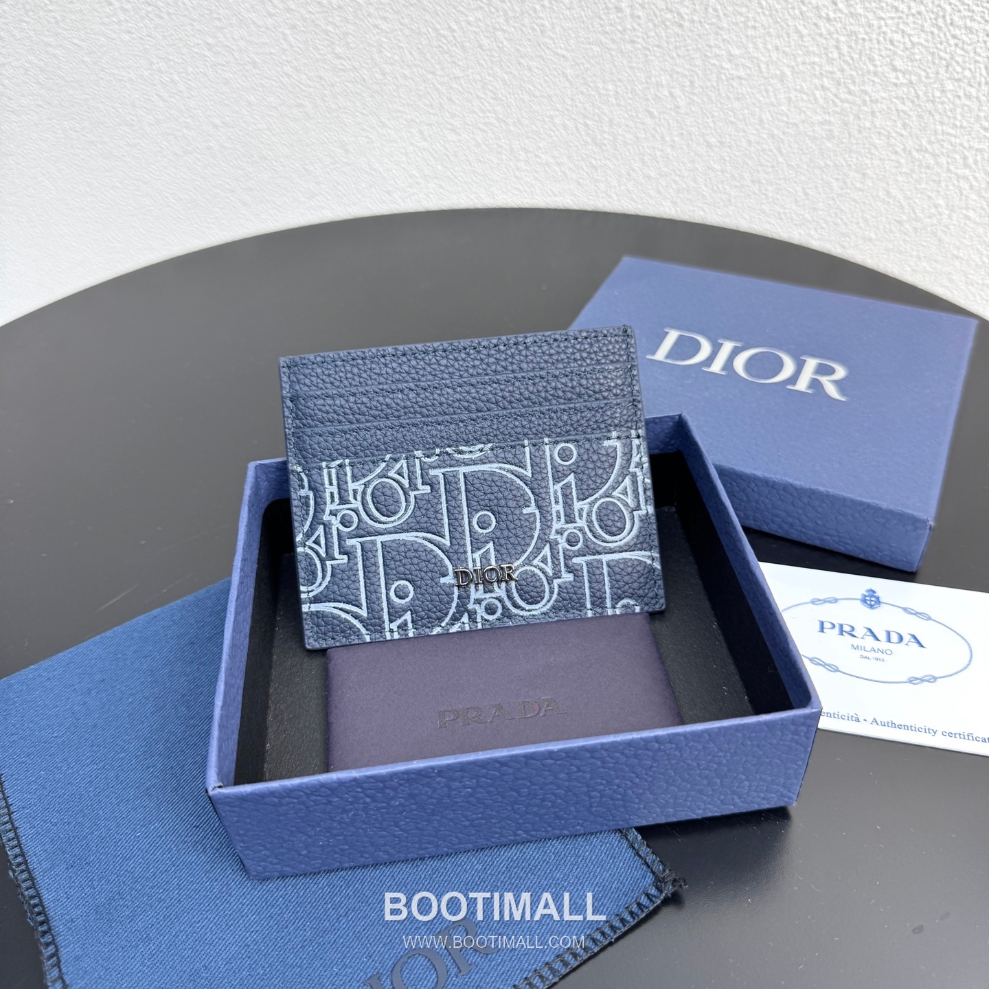 Dior CD Icon Card Holder Grained Calfskin 디올 CD 아이콘 그레인 카프스킨 카드홀더 10cm 2