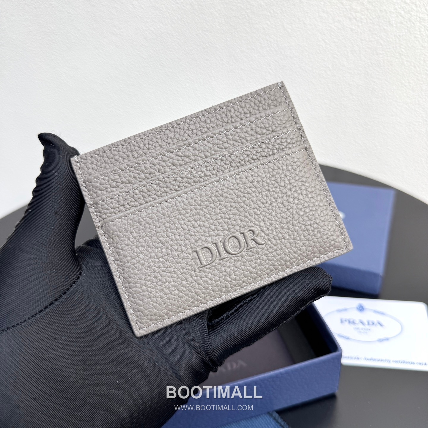 Dior CD Icon Card Holder Grained Calfskin 디올 CD 아이콘 그레인 카프스킨 카드홀더 10cm 1