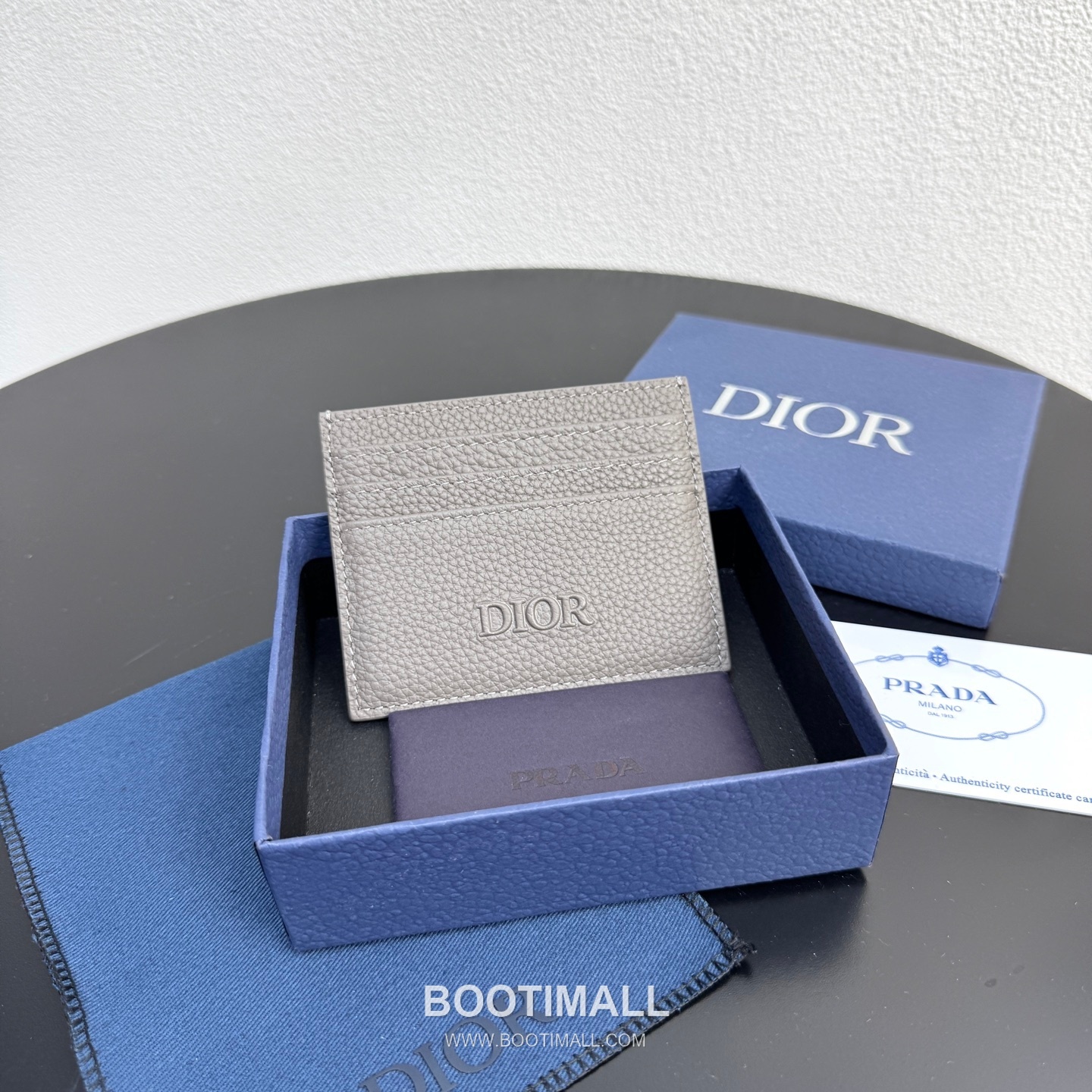 Dior CD Icon Card Holder Grained Calfskin 디올 CD 아이콘 그레인 카프스킨 카드홀더 10cm 2