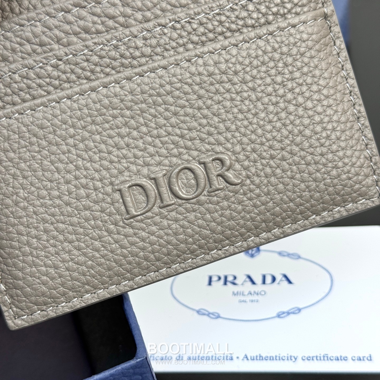Dior CD Icon Card Holder Grained Calfskin 디올 CD 아이콘 그레인 카프스킨 카드홀더 10cm 5