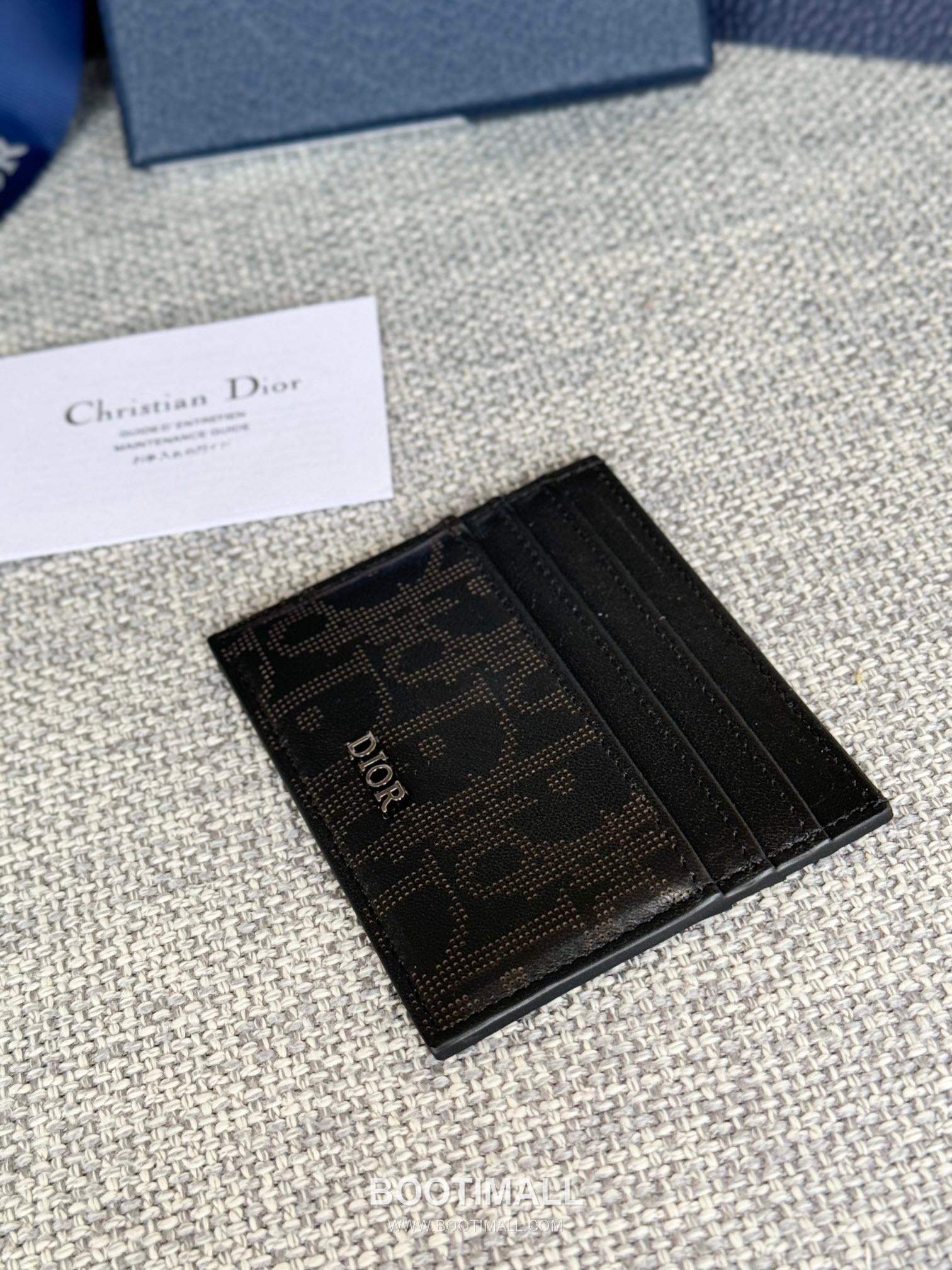 Dior Dior Gravity Pocket Card Holder Black Embossed Calfskin 디올 디올 그라비티 포켓 카드홀더 블랙 엠보스 카프스킨 10cm 4
