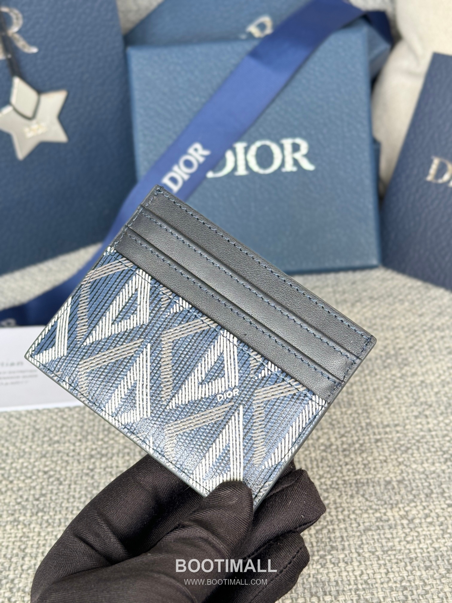 Dior Dior Gravity Pocket Card Holder Black Embossed Calfskin 디올 디올 그라비티 포켓 카드홀더 블랙 엠보스 카프스킨 10cm 6